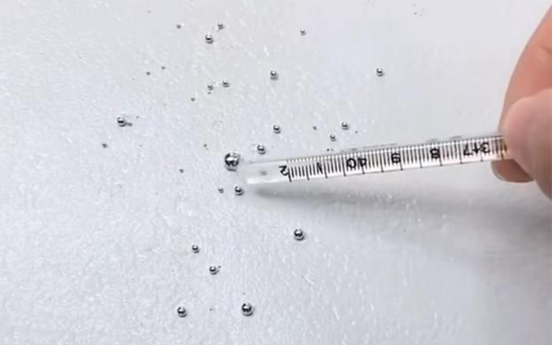 体温计水银突破怎么办？？？